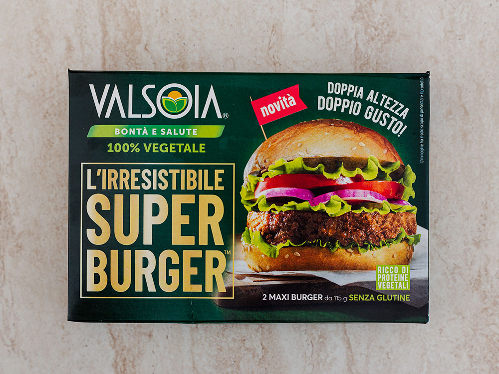 Irresistibile Super Burger della Valsoia