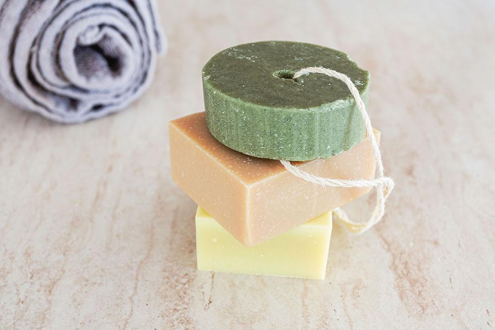 Shampoo solido e sapone solido -  Zero waste in bagno