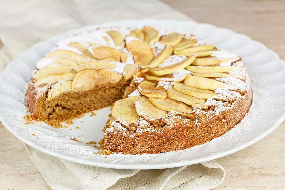 Ricette vegane con le mele: Torta di mele senza burro e senza uova