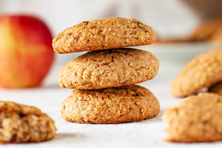 Biscotti vegani al cocco e mirtilli
