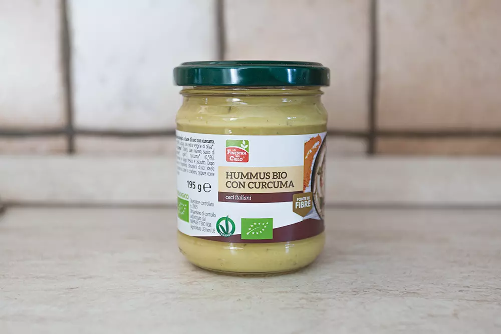 Piatti pronti vegani: Hummus di ceci con curcuma La Finestra sul Cielo