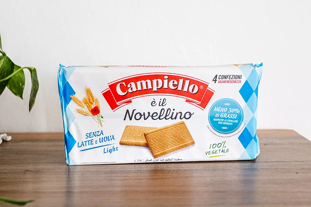 Biscotti vegani da comprare: novellino senza latte e uova