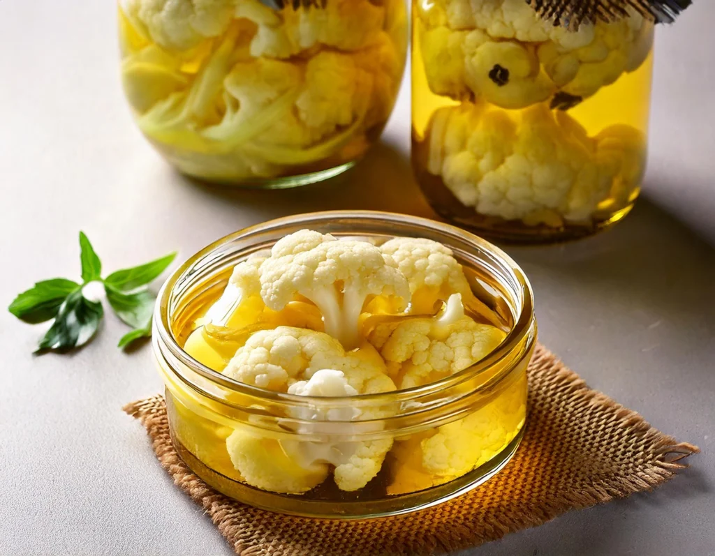 ricette vegane con cavolfiore: Cavolfiori sott’olio