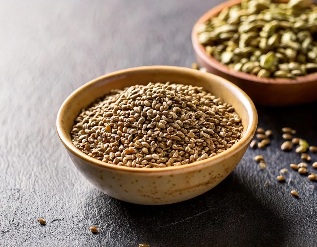 Semi di canapa: ricchi di Omega-3 e facili da aggiungere alla tua dieta quotidiana.