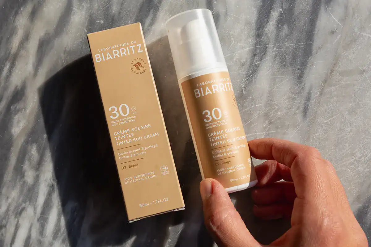 Crema solare colorata viso Laboratoires de Biarritz SPF 30